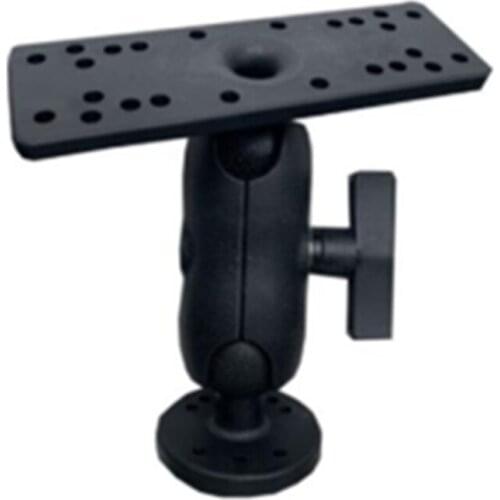 Universal Marine Kayka Electronic Fish Finder Mount Fishfinder Plate Rotating Boat Supporter