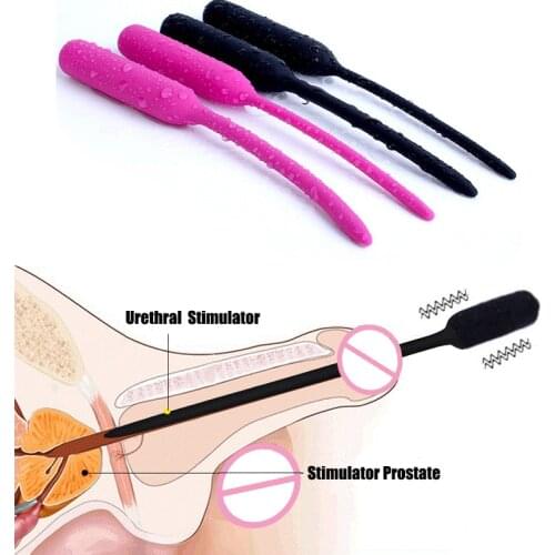 Urethral Vibrator Male Masturbator Vibrating Penis Plug Urethral Sounds Catheter Dilators Penis Insert Sex toys For Men