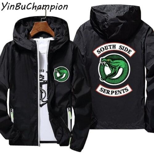 Men Women Riverdale Jughead Jones Wuz Here Thin Sunscreen Windbreaker Skin Jacket Sports Pilot Hooded Zipper Coats Plus Size 7XL