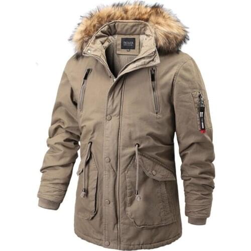 XIPENG Men's Long Parkas