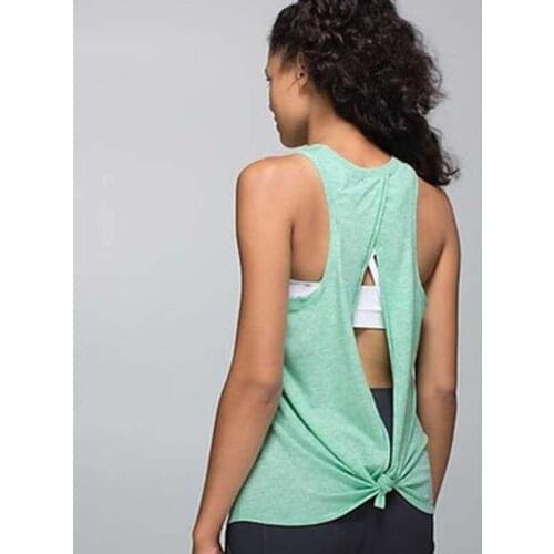 Women Yoga Shirts Quick-drying Sports T-shirt Breathable Shirt For Fitness Running Sports Blouse Sleeveless Yoga Workout Shirt