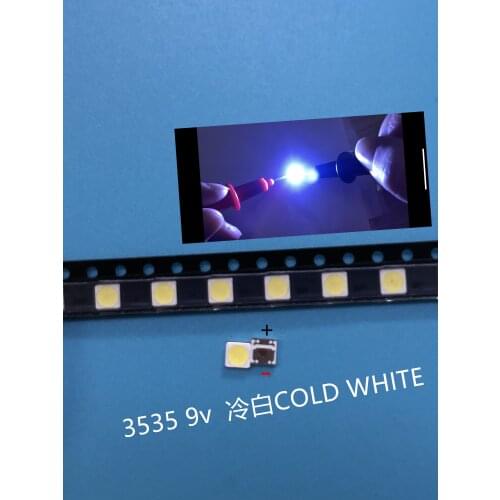 1000pcs For SHARP LED TV Application LCD Backlight 3-CHIPS for Repair TV LED Backlight 1W-3W 9V 3535 3537 Cool white GM5F20BT30A