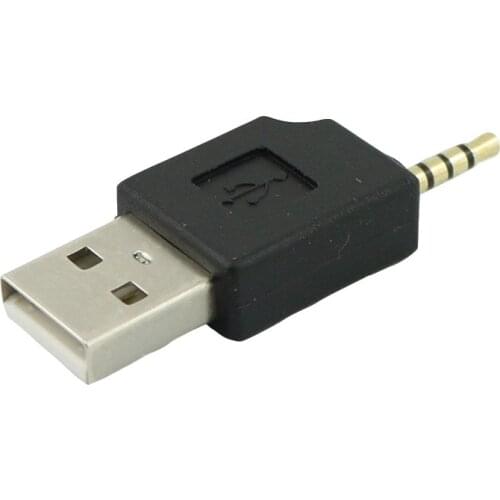 10x Gold Plated 2.5mm 4pole Male Plug to USB 2.0 A Male Plug Data Charge Male to Male Connector Audio Adapter