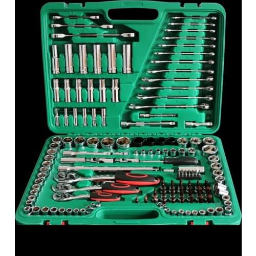 150pcs Socket Combination Wrench Spanner Kit Tool Set for Vehicle Household Auto Car Repair Tool Kit