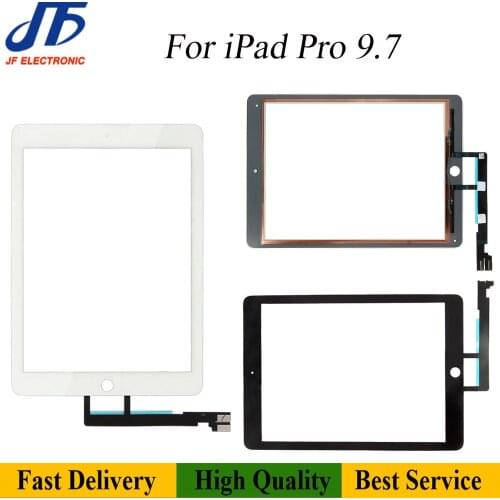 5Pcs For iPad Pro 10.5 A1701 A1709 9.7 A1673 A1674 12.9 A1584 Touch Screen Digitizer Front Outer Panel Glass + Adhesive