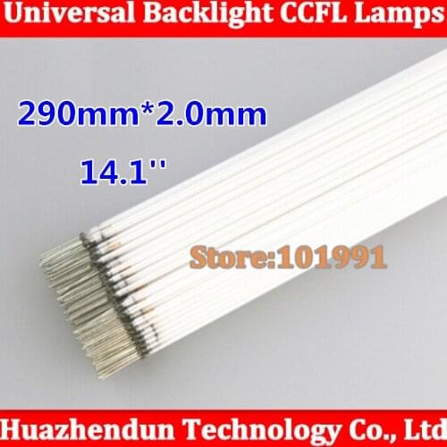 50pcs--- whole sale Free shipping 14.1' screen LCD CCFL lamp CCFL backlight tube 290mm*2.0mm 14 inch screen CCFL light