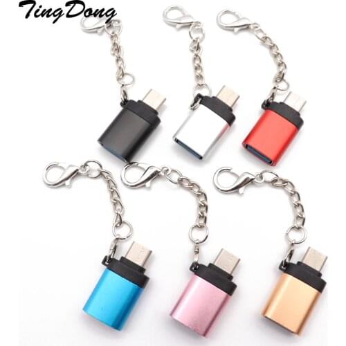 TingDong Type-C to USB 3.0 Converter USB Type C OTG Adapter USB-C Cable for Samsung for Xiaomi for Huawei for Macbook