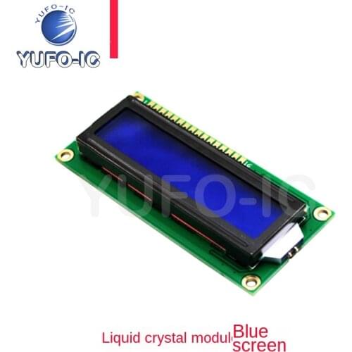 Free Ship 1PCS 1602 LCD Module Blue Screen Lcd1602 Switchboard Adapter IIC 2C Interface