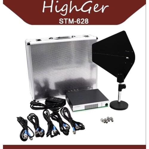 HighGer 500-950MHz UHF Wireless System Ctive Transmitter Combiner For In Ear Monitor Microphone Antenna Signal Amplifier