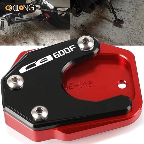For HONDA CB600F HORNET 2007 2008 2009 2010 2011 2012 2013 Motorcycle Side Stand Enlarger Plate Kickstand Enlarge Foot shelf