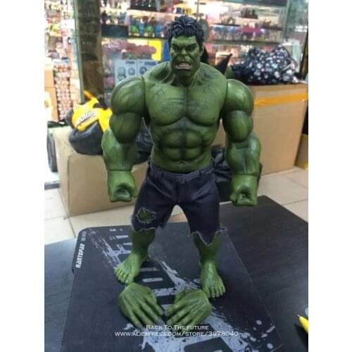 Disney Marvel Avengers Hulk 24cm Action Figure Anime Mini doll Decoration PVC Collection Figurine Toy model for children gift