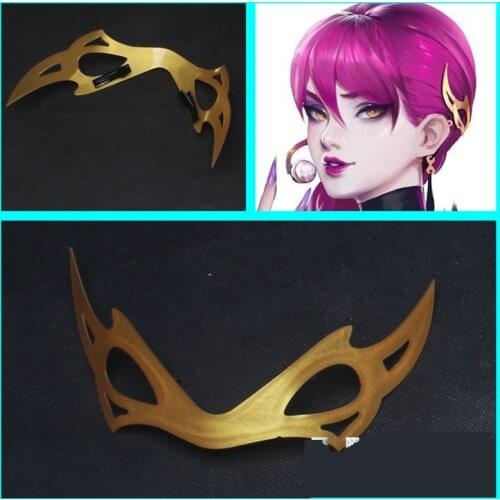 Games KDA K/DA Evelynn Headwear Cosplay Props Women Hairpins Hair Clip Hair Accessory Halloween Christmas Gifts