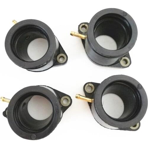 Carburetor Carb Intake Manifold Joint Boot with O-rings 31A-13586-00 for Yamaha XJ900 31A 58L 4BB XJ 900 4 Pieces