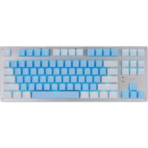 87 Keys Wireless Keyboard Non-delayed Ergonomic 2.4GHz Bluetooth4.0 Type-C Connection Mode Sensitive Keyboard for Office