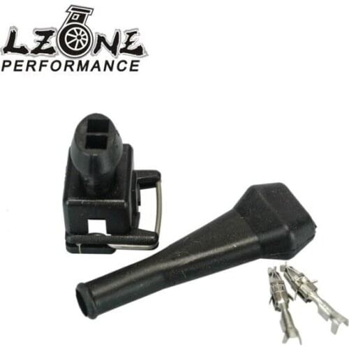 LZONE - EV1 Fuel Injector Connectors For many cars EV1 Injector Plug JR-FIC12