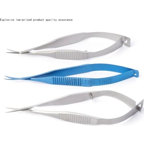 Microscopic Instruments 8.5cm Micro Scissors Inner Barrier Cut Quality Titanium Alloy Scissors Hand Membranous Envelo