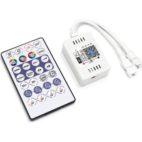 WS2812 28Keys Music LED Wifi Controller Two Output Ports Can APP Control Supporte WS2812b WS2811 UCS1903 SK6812 INK1003 UC2804B