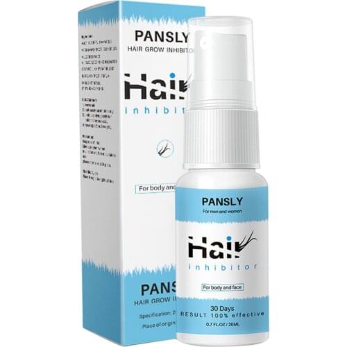 Mild Hair Growth Inhibitor Cream Semi Permanent for Slow Hair Growth Spray 20ml