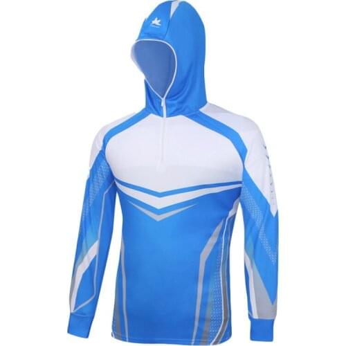 Summer Hiking Climbing Fishing Clothes Hooded Anti UV Protection Breathable Quick-drying Professional Fishing Shirts Sportswear