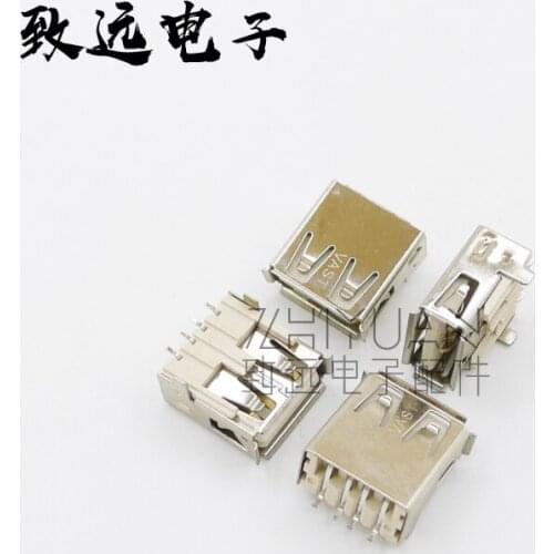 Original new 100% USB 2.0 interface notebook data socket SMD board female socket A Type connector