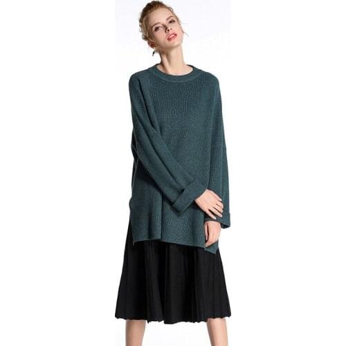 2019 Autumn And New Pattern Suit-dress Fashion Leisure Time Wind Easy Will Yards Keep Long Sleeve Round Neck Sweater Knitting