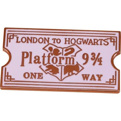 P5768 Dongmanli Tickets Enamel Pin Brooch Backpack Collar Hat Badge Lapel Pin Women Men Jewelry Kids Gifts