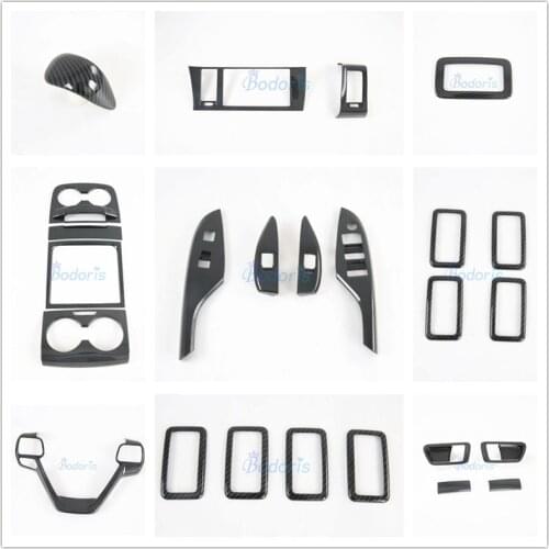 For Toyota Sienna 2015-2018 Interior Handle Bowl Gear Shift Knob Window Glass Switch Vent AC Outlet Trim Sticker Car Accessories