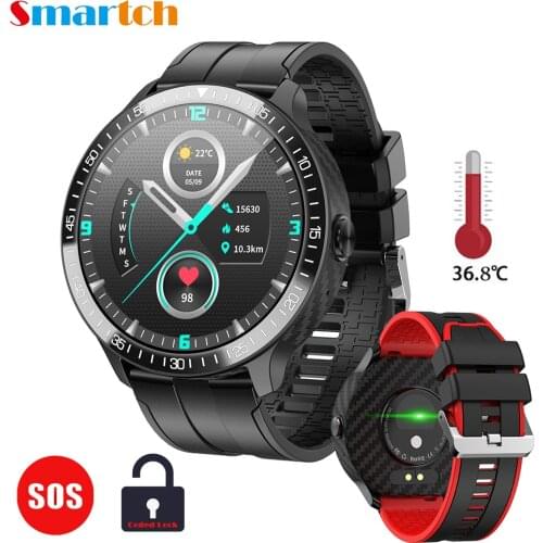 SOS Bluetooth Call Password Lock Temperature Detection Fashion MT16 Smart Watch Women Men Wrist Watch Smartwatch Clock Hours M5