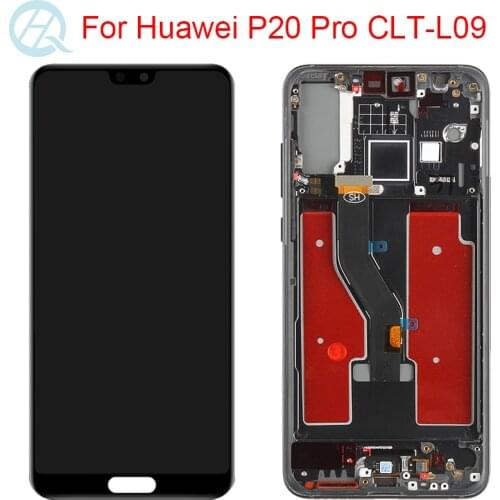 TFT Display For Huawei P20 Pro LCD With Frame Touch Screen Assembly 5.9" P20Pro CLT-L04 CLT-L09 CLT-L29 LCD Screen Parts