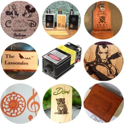 FB03-2300 2300mW Blue Laser Module 2.54-3P TTL/PWM Modulation for DIY Laser Engraver for EleksMaker Life Time 10,000 hours