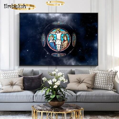 Embelish New Design Jesus Christ Figure HD Wall Pictures For Living Room Quality Canvas Oil Painting Home Decor Posters Artworks