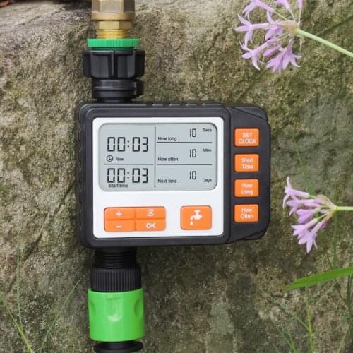 DWZ Garden Watering Device Timer Irrigation Controller Automatic Electronic Watering Timer Smart Drip Irrigation Timer System