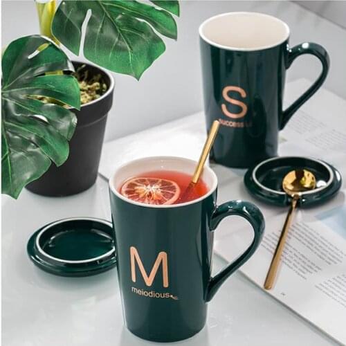 Funny personalized mug cup with lid tea set travel mugs coffee novelty big large creative couple latte porcelain cups gift