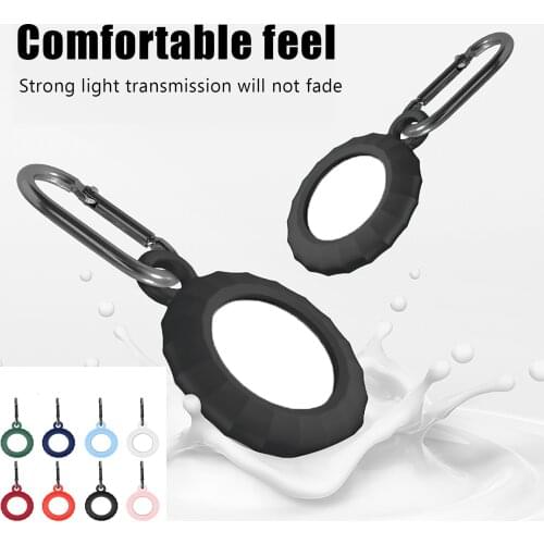 Protector Shell for Air Tags Location TPU Protection Luxury Metal Ring Buckle for air tags apple Plastic Shell Covers Anti-fall