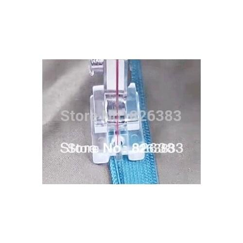 1 piece good quality Plastic Zipper presser foot NO.CY-601 for Most of Singer Brother Domestic Sewing machine