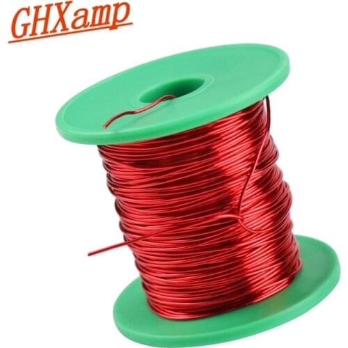 GHXAMP 1.0 mm Crossover Inductance Wire QA Paint Oxygen Free Copper Inductance Coil Repair Frequency Divider Parts DIY 500g 1pc