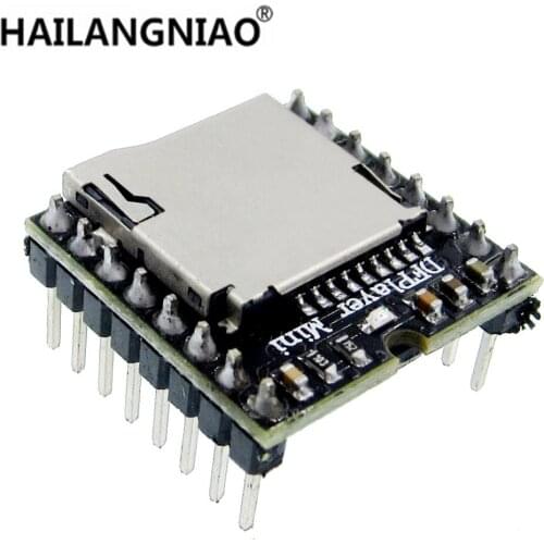 10pcs Mini MP3 Player Module TF Card U Disk Mini MP3 Player Audio Voice Module Board DF Play Wholesale