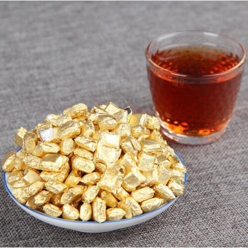 100g China Yunnan Ripe Cha Gold Tin Foil Packing Resin Cha Puer Instant Cha Cream Shu Puer