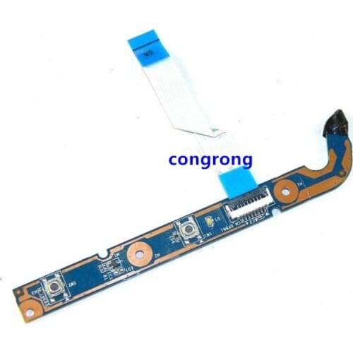 48.4RH06.021 Genuine for HP Pavilion DV6 DV6-6b75ca DV6-6C35Dx DV6-6000 Power Button Board w/ Ribbon Cable