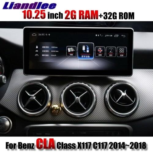 Liandlee Car Multimedia Player NAVI For Mercedes Benz MB CLA Class C117 X117 2014~2018 CarPlay Car Radio NTG 4-5 GPS Navigation