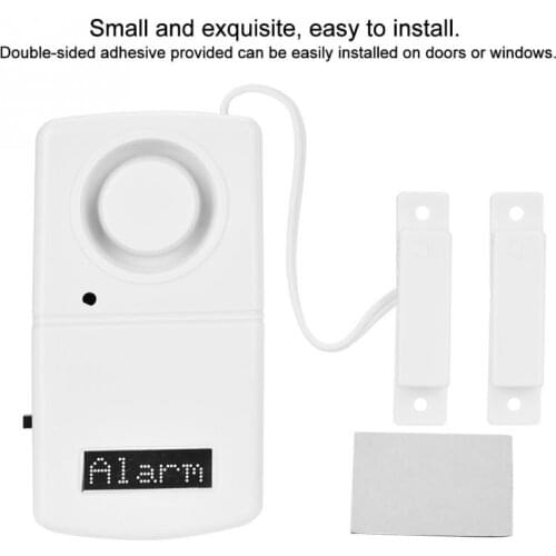 120dB Wireless Home Window Door Magnetic Sensor Burglar Security Alarm System Battery Excluded Small And Exquisite