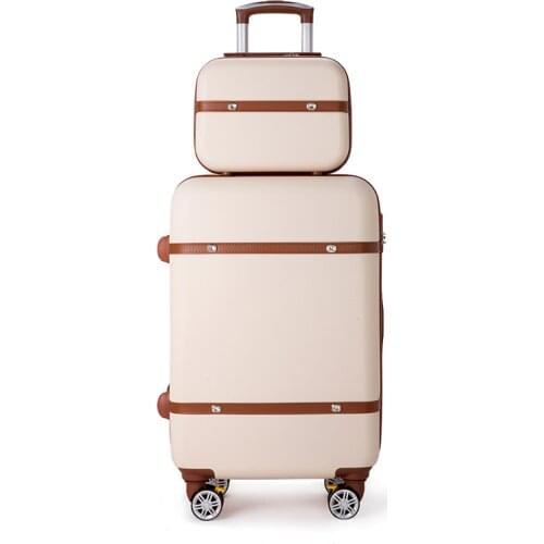 Brown replacement handle for unisex wheeled suitcase GDB005-46620