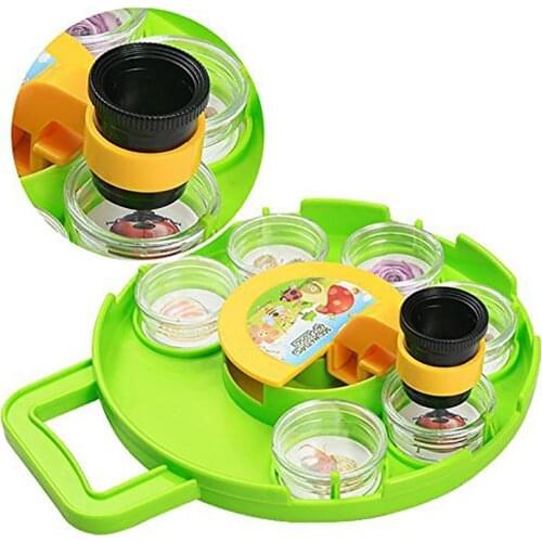 Kids Microscope Bug Catcher Viewer Set Magnifier Collection Case Explorer Toy Nature Exploration Toy For Kids Children Gifts