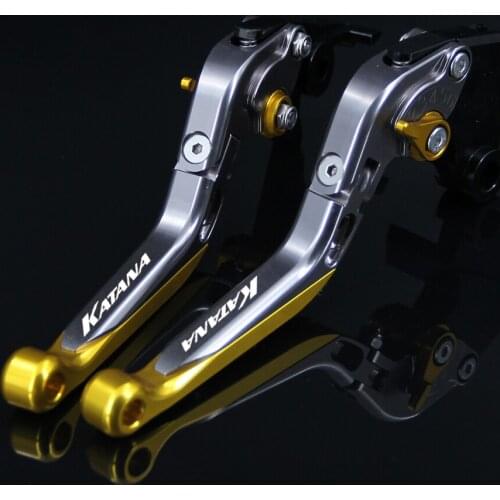 For SUZUKI 600/750 KATANA 1998-2006 2000 2001 2002 2003 2004 2005 Folding Extendable Motorcycle Brake Clutch Levers Accessories
