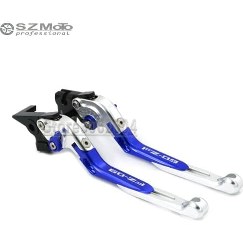 For YAMAHA FZ09 FZ-09 FZ 09 2014 - 2018 2017 2016 Motorcycle Accessories Folding Extendable Adjustable Brakes Clutch Levers CNC