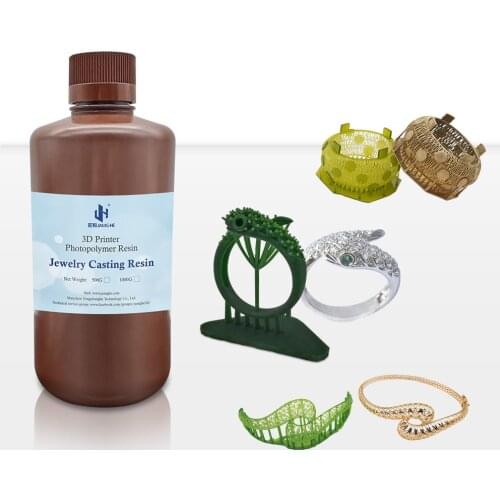 JAMGHE Wax -Like 3d printer jewelry casting Photon resin for DLP LCD SLA 405nm