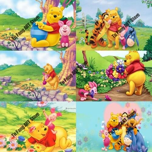 Canvas Painting Wall Art Winnie The Pooh Disney Posters and Prints Nordic Home Decoration Pictures for Living Room Decor Gift