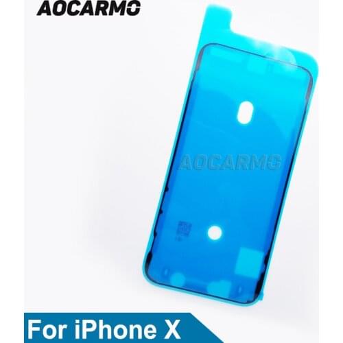 Aocarmo LCD Touch Screen Adhesive Front Frame Glue Tape Sticker For iPhone X