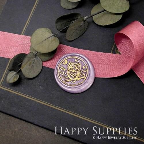 'Night Owl Metal Stamp Sealing Wax Stamp