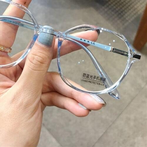 Очки Декоративные Blue Light Blocking Glasses Cute Anti Eye Strain Fashion Polygonal Frame Glasses For Reading Play Computer